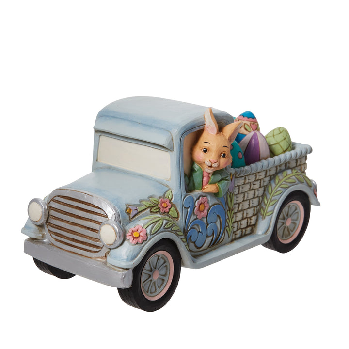 6012444 - Jim Shore Figuren - Ostertruck mit Eiern - Höhe 10cm