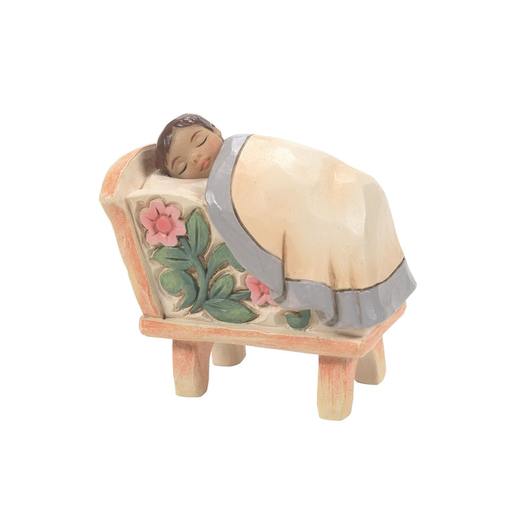 6012688 - Jim Shore Figuren - Woodland Krippe Familie 4 Teile Set - 21,5cm hoch