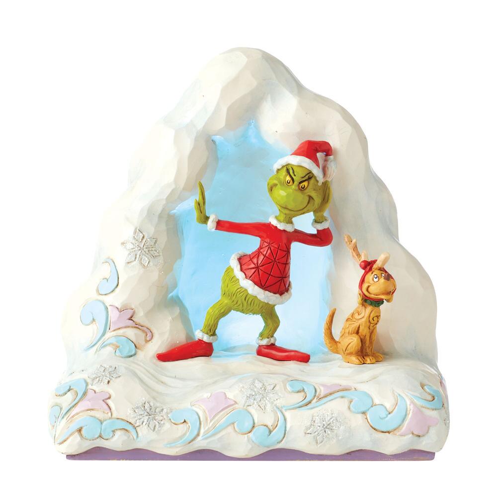 6010780 - Jim Shore - Grinch 'Grinch Standing by Mounds of Snow N' 2022