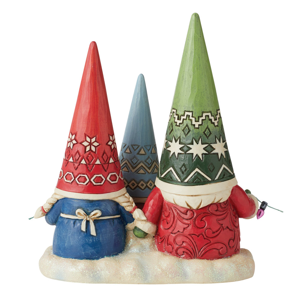 6011157 - Jim Shore - Heartwood creek 'Together for Christmas (Gnome Family Figurine) N' 2022