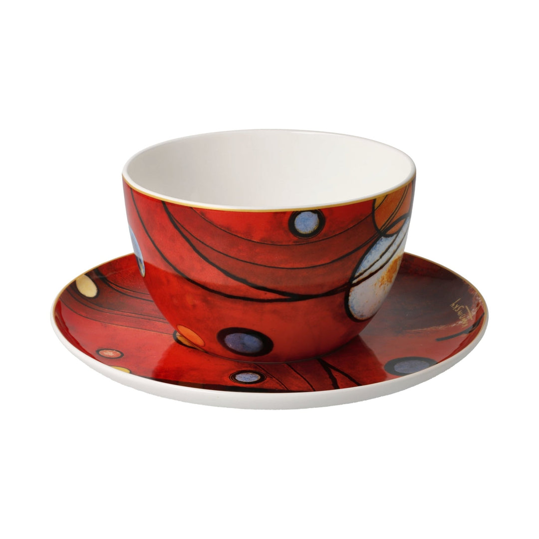 67075031 - Kandinsky - Schweres Rot, Goebel, Milchkaffeetasse, 2024