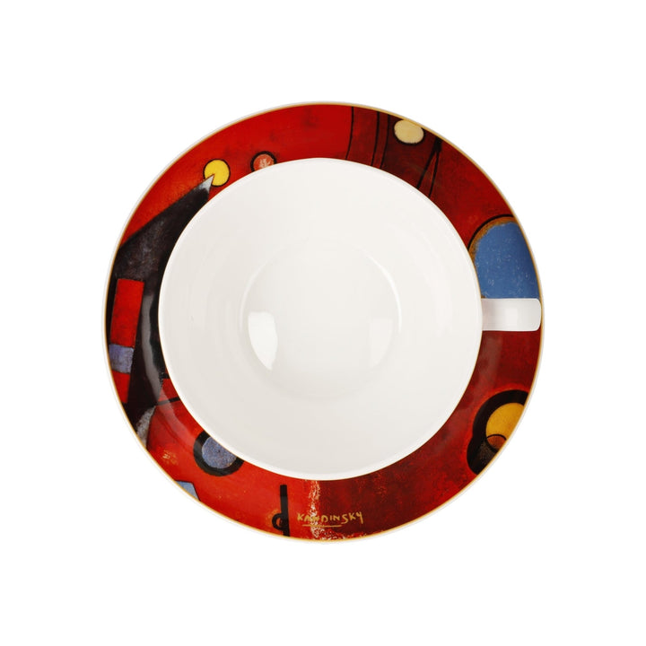 67075031 - Kandinsky - Schweres Rot, Goebel, Milchkaffeetasse, 2024