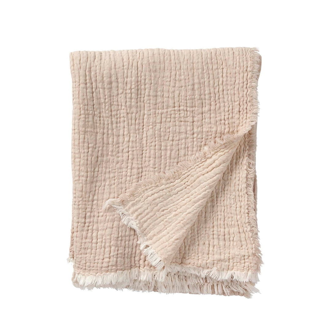 KLIPPAN - Duo beige, Decke aus Leinen/Baumwolle, 170x130cm KLI - 272002