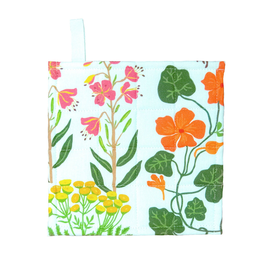KLI - 524702 - KLIPPAN - Topflappen Leksand weiß, gewebte Baumwolle 20x20cm