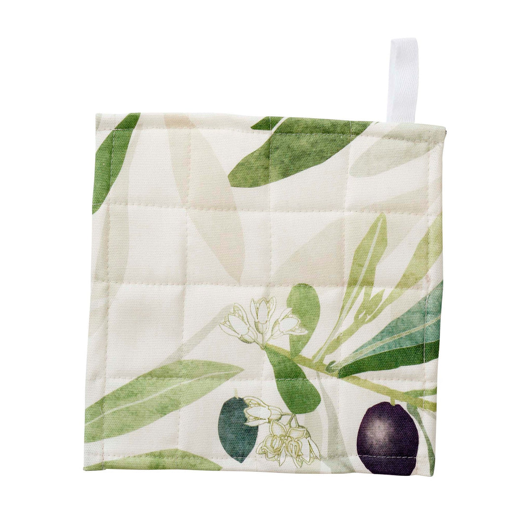 KLI - 521007 - KLIPPAN - Topflappen Olive, gewebte Baumwolle 20x20cm