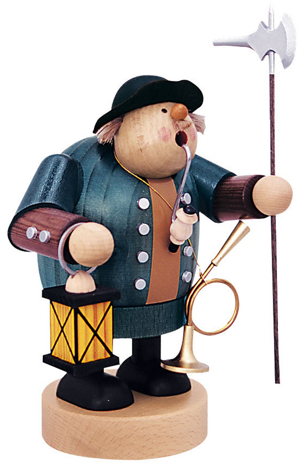 KWO - 21513 - KWO - Räuchermann Nachtwächter, Holzkunst, 18cm