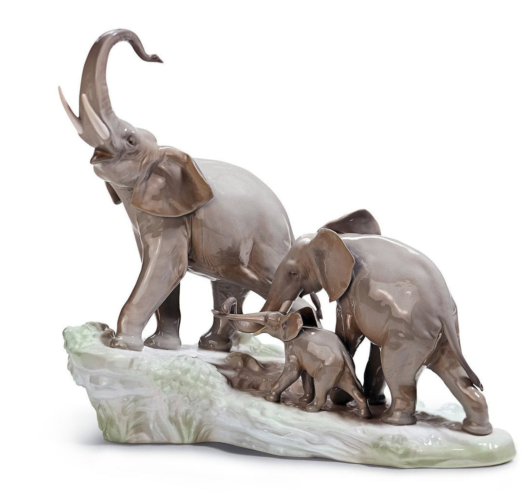010 - 01150 - LLADRO® Figur »Elefantengruppe« 01001150