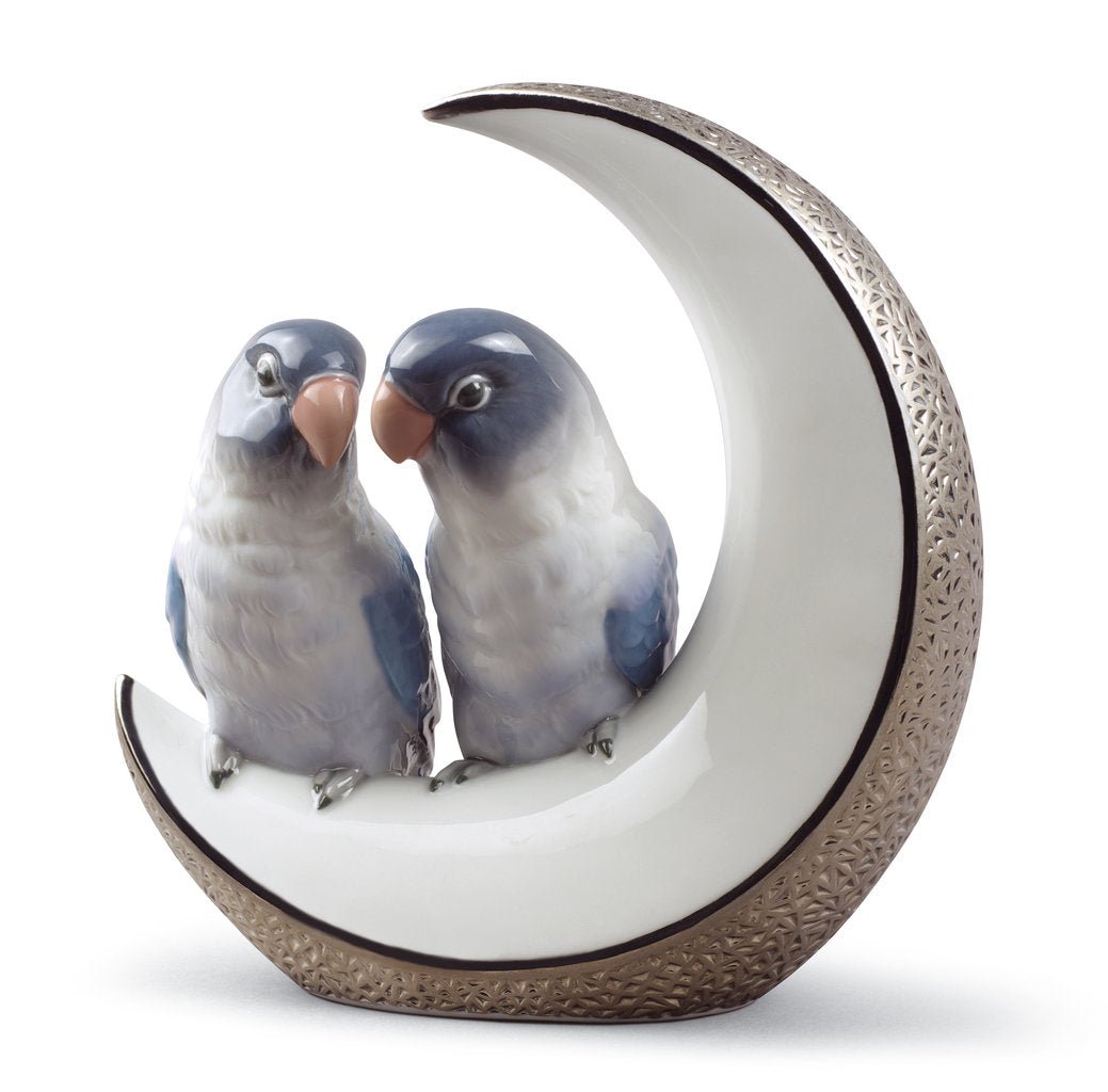 010 - 08789 - LLADRO® Figur »Flieg Mich Zum Mond (Silberne Hochzeit) 16 cm« 01008789