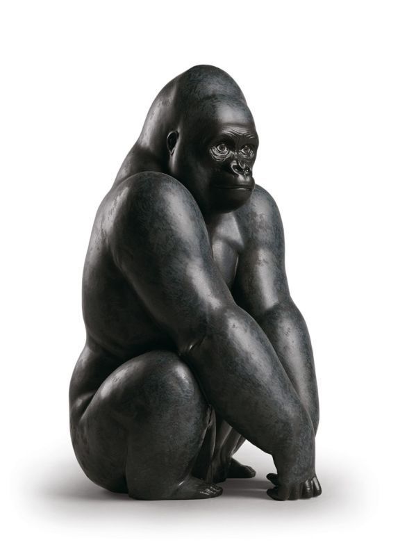 010 - 12555 - LLADRO® Figur »""Gorilla"" Size: 36 X 22 CM « 01012555