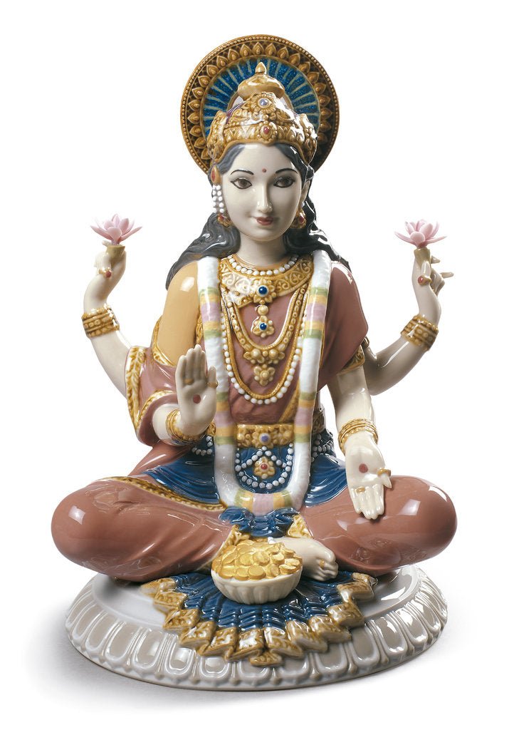 010 - 09229 - LLADRO® Figur »GÖTTIN LAKSHMI - 22x18x16 cm« 01009229