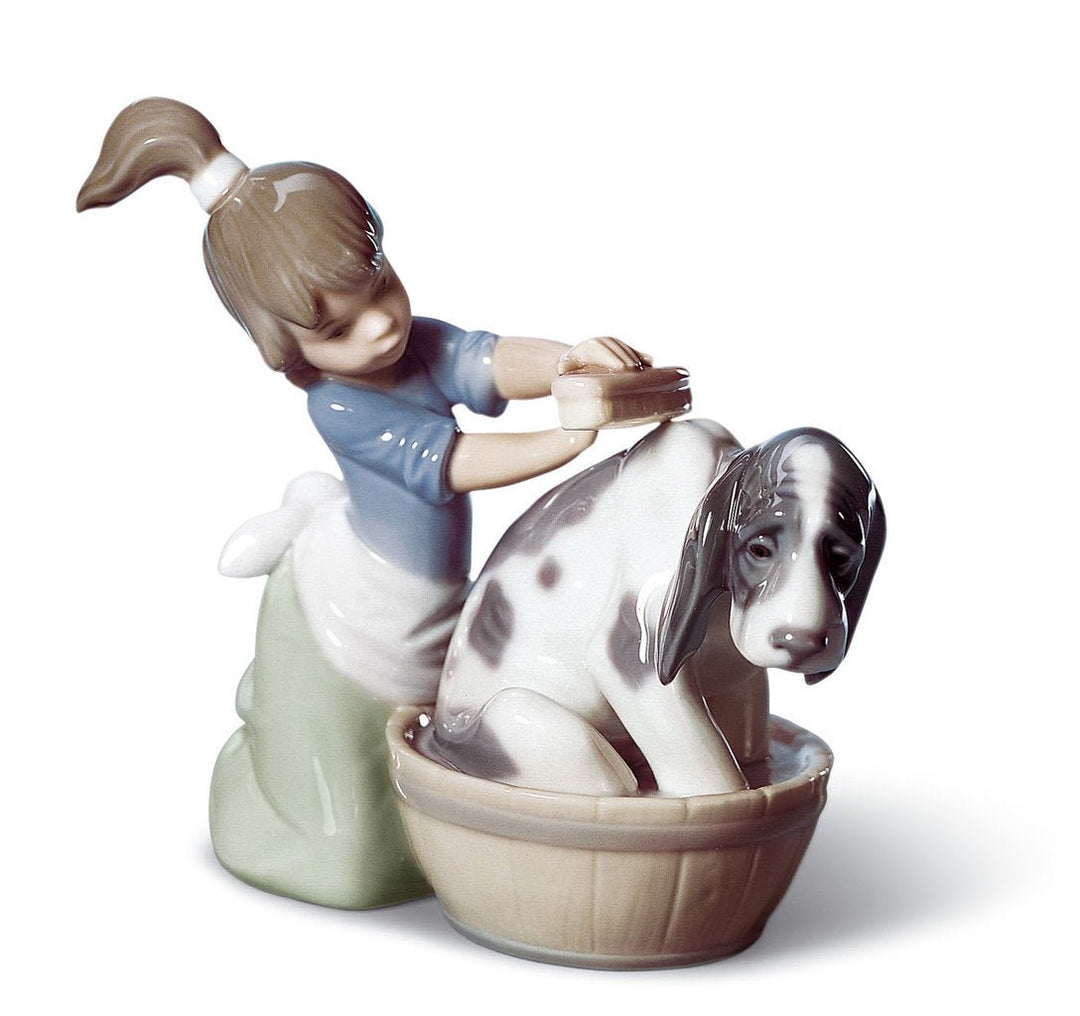 010 - 05455 - LLADRO® Figur »Hundebad« 01005455