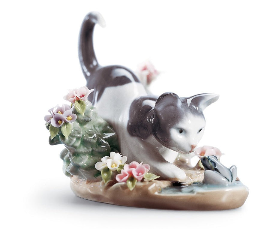 LLADRO® Figur »Katze mit Frosch« 01001442-010-01442