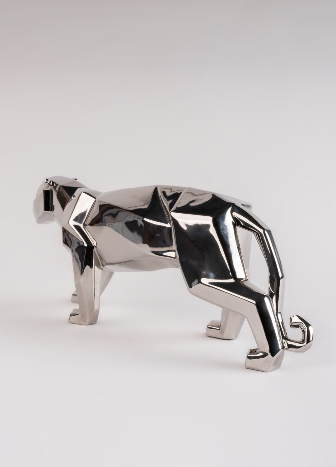 010 - 09591 - LLADRO® Figur »Panther (silver) Sculpture 50cm lang « 01009591