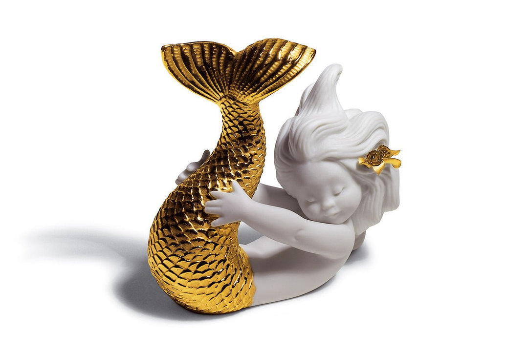 010 - 08559 - LLADRO® Figur »Spielen Am Meer (Re - Deco Vergoldet)« 01008559