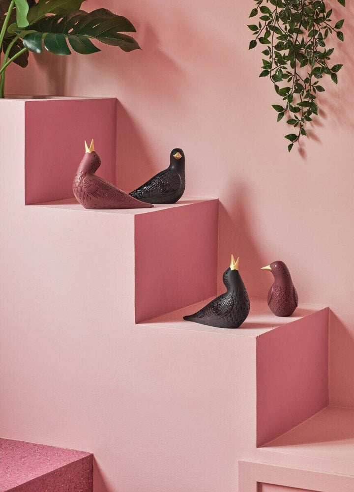 010 - 09676 - LLADRO® Figur Starling II Figurine. Black 14x19x9cm 01009677 2023