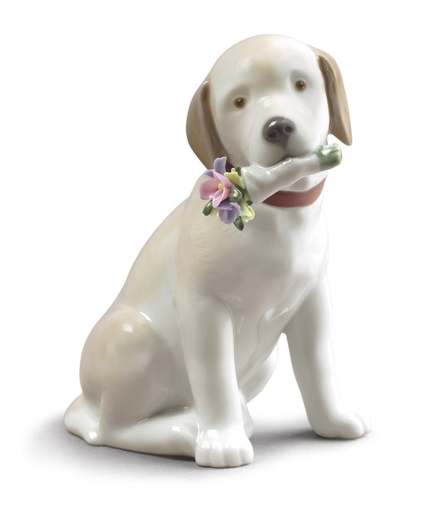 010 - 09256 - LLADRO® Figuren »""Dieser Blumenstrauß ist für Dich"" - Size: 12 x 7 x 8 cm« 01009256