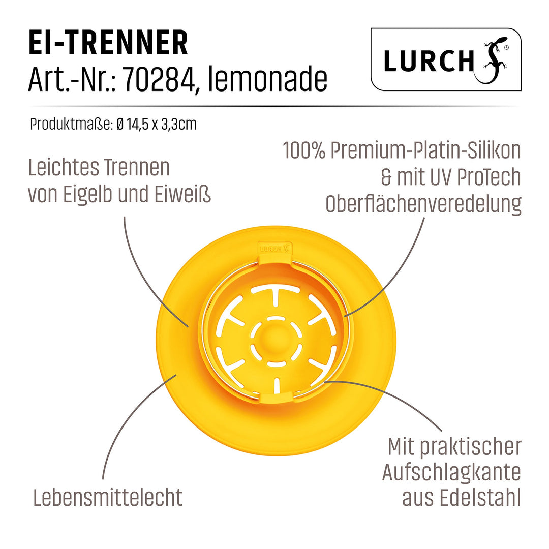 L00070284 - LURCH Ei - Trenner Silikon lemonade