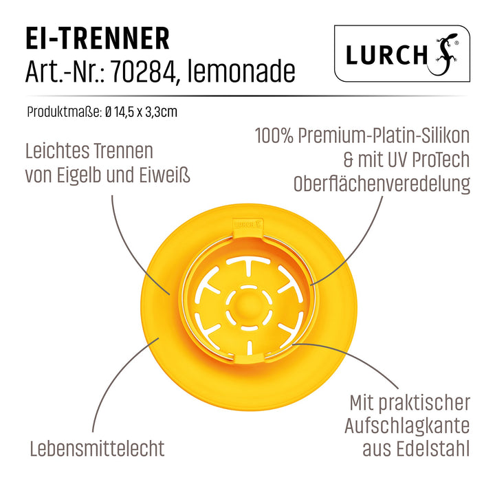 L00070284 - LURCH Ei - Trenner Silikon lemonade