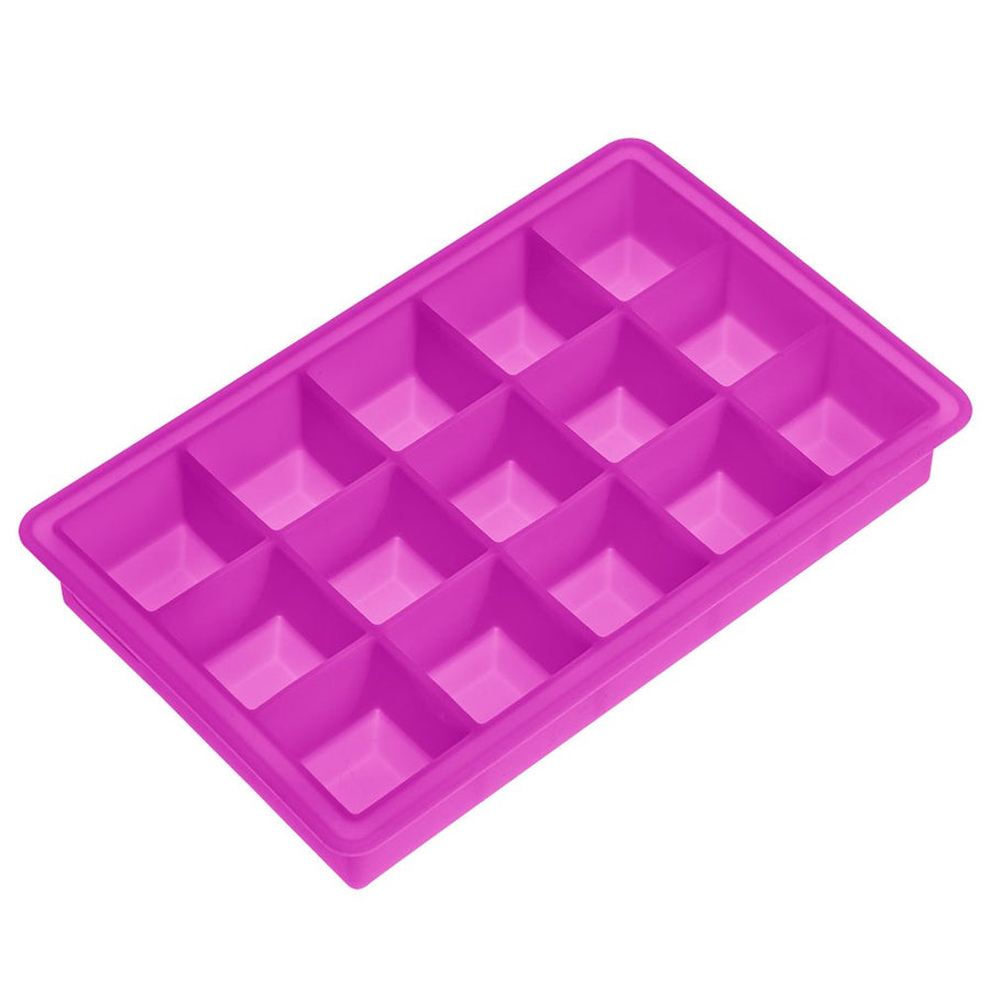 Lurch, Eiswürfelbereiter 3x3cm purpur für 15 Eiswürfel-L00010429