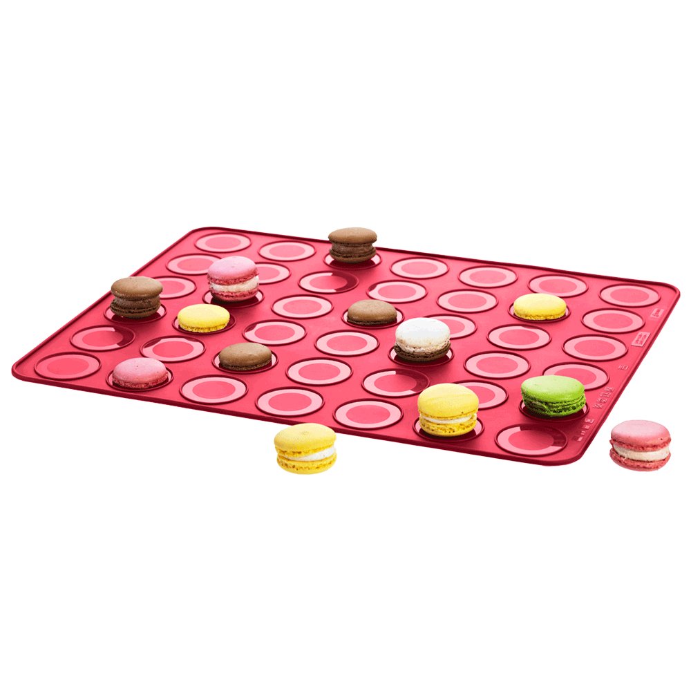 L00083020 - LURCH Flexiform Backmatte Macaron 38x30cm ruby
