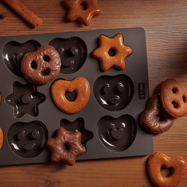 LUR - 00065024 - LURCH 'Flexiform Lebkuchen Mini 20x30cm braun'