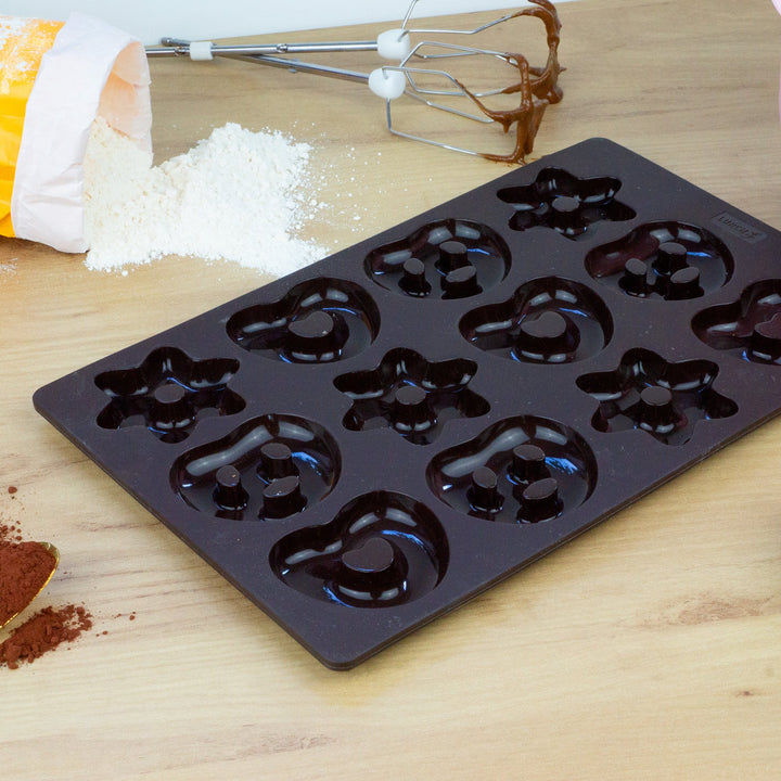 LUR - 00065024 - LURCH 'Flexiform Lebkuchen Mini 20x30cm braun'