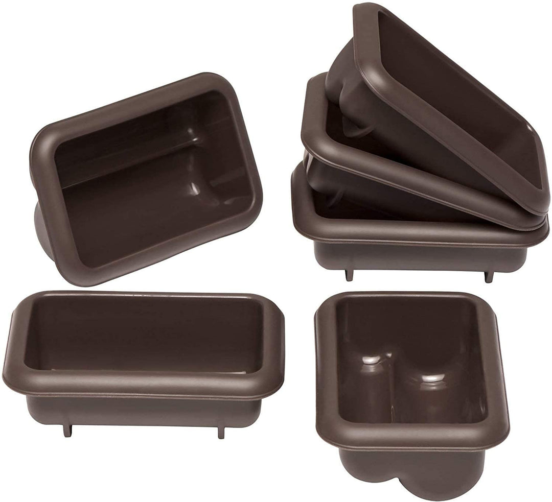 L00085077 - LURCH FlexiForm Mini Stollen 6er Set Silikon braun