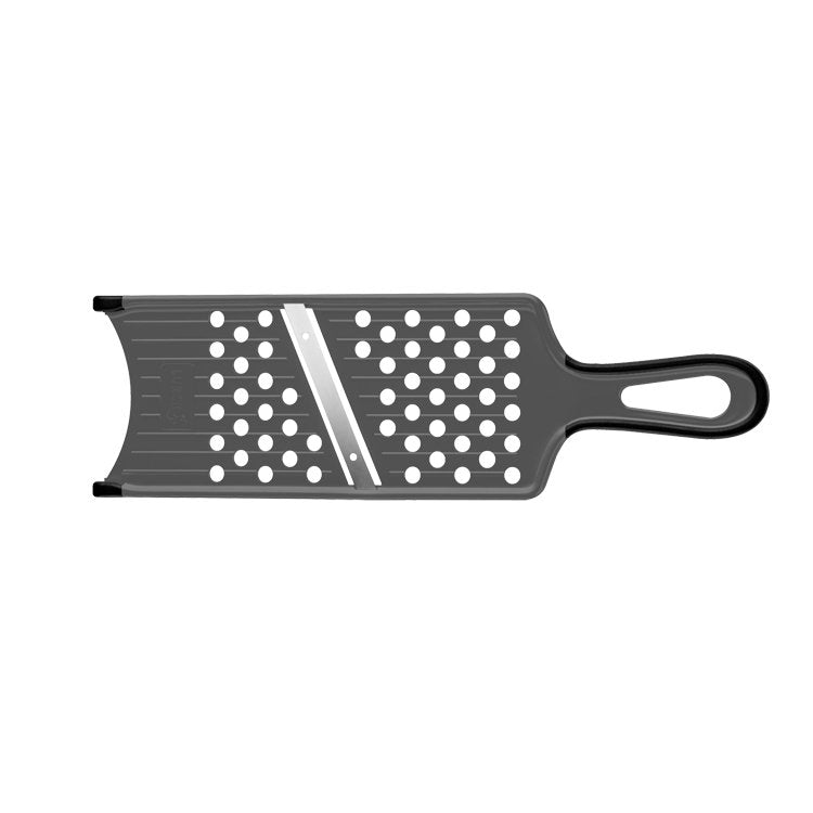 L00220298 - Lurch, Küchenhelfer 'Gemüsehobel iron grey/schwarz' mit Kronenreibe und Restehalter