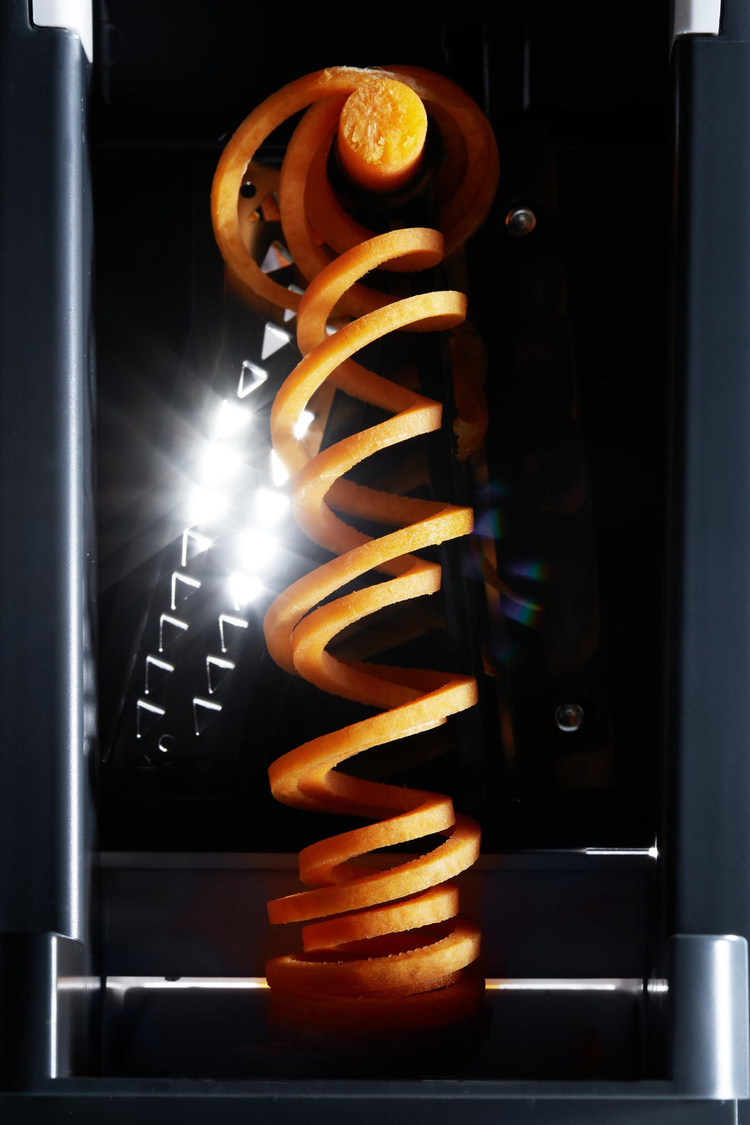L00010317 - LURCH Spiralschneider mit drei Messereinsätzen steingrau/weiß