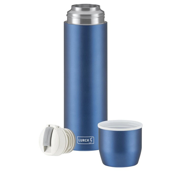 L00240914 - LURCH, Unterwegs 'Isolier - Flasche mit Becher EDS 045l denim blue'