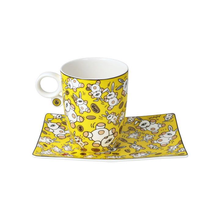 67180021 - Mauro Bergonzoli - Magic Bunny Gold, Goebel, Künstlertasse, 2024