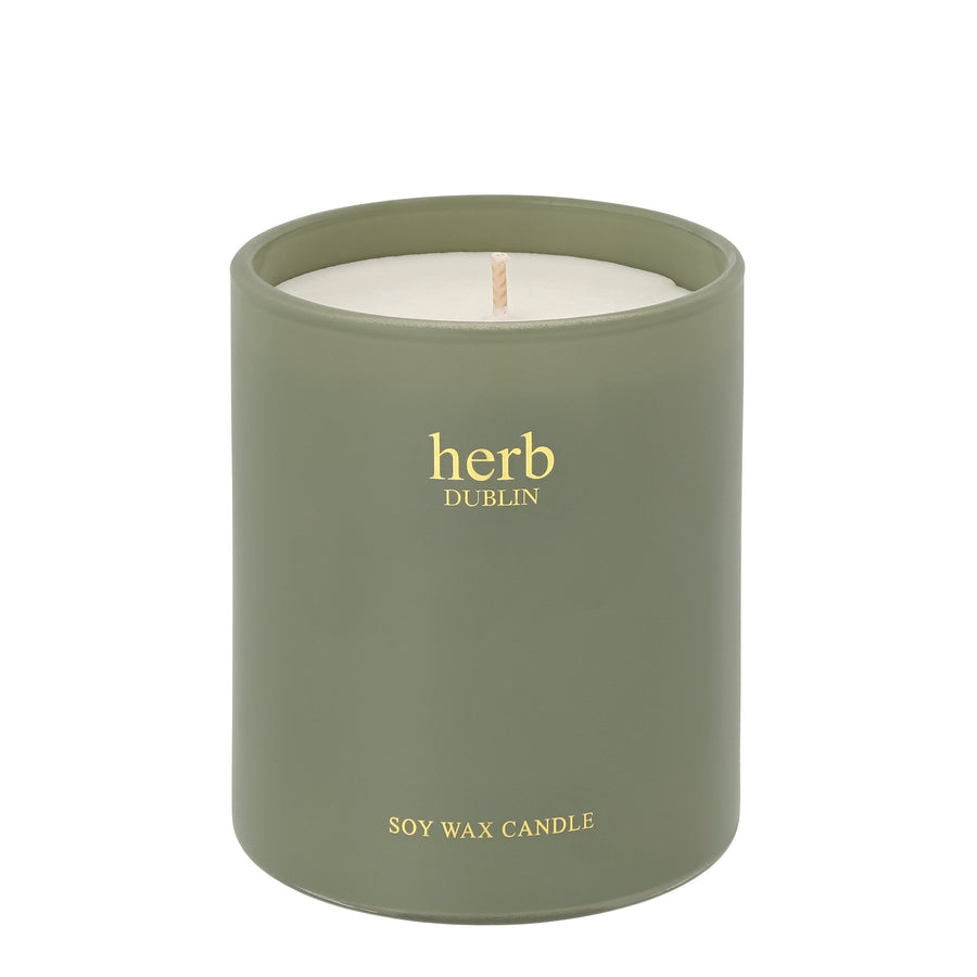 herb - HC - MW - 89 - Mistelzweig & Wein Kerze, herb DUBLIN