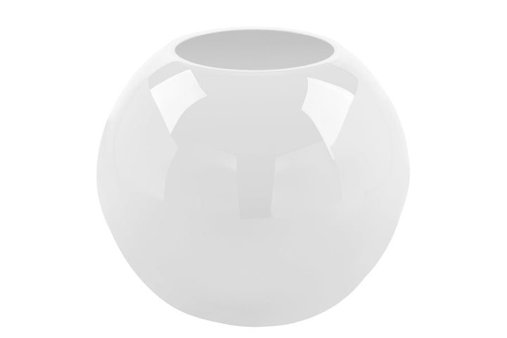 FINK - 115278 - MOON - Glas Vase, Opalglas weiss 16cm, Fink