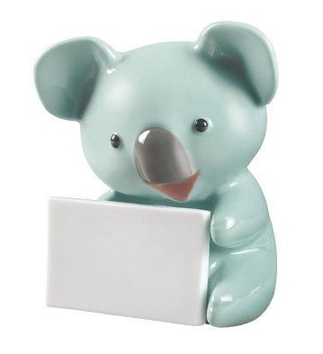 NAO® Figur »BABYBÄR MIT NACHRICHT (TÜRKIS) Höhe: 6 cm«-020-01899