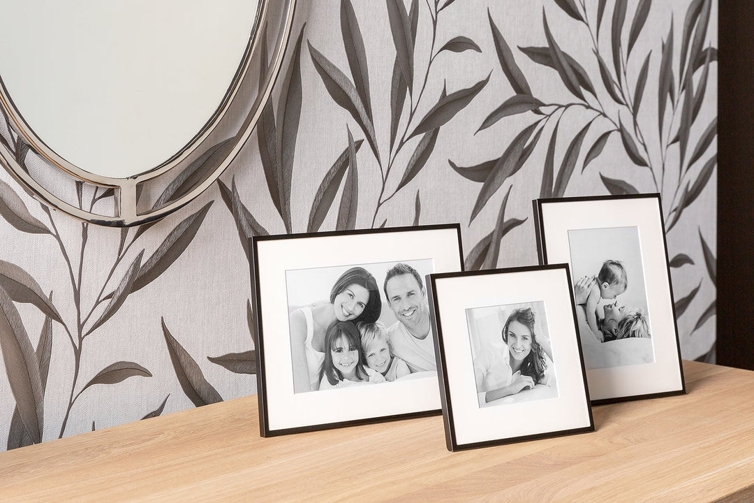 FINK - 153002 - NIGRA - Bilderrahmen innen 13x18 cm, Aluminium schwarz, Fink