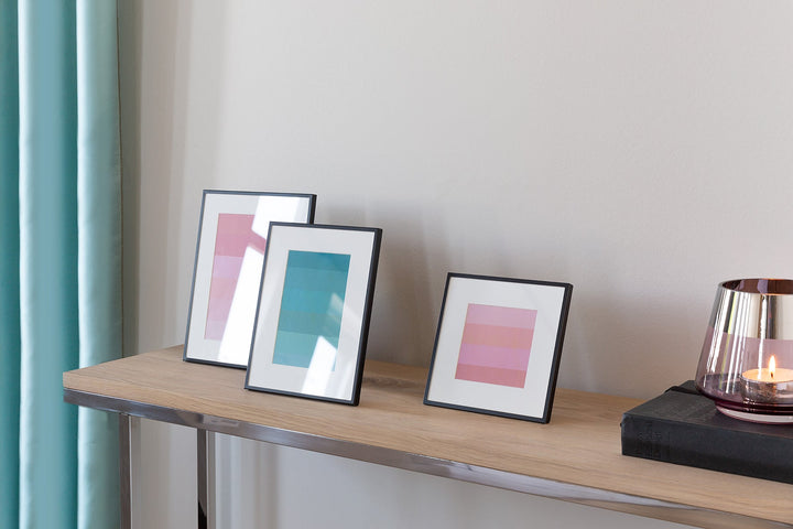 FINK - 153002 - NIGRA - Bilderrahmen innen 13x18 cm, Aluminium schwarz, Fink