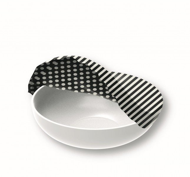 NUTSLD13 - NUTS 'Schüsselabdeckung "Schwarz/Weiß" Größe XL'