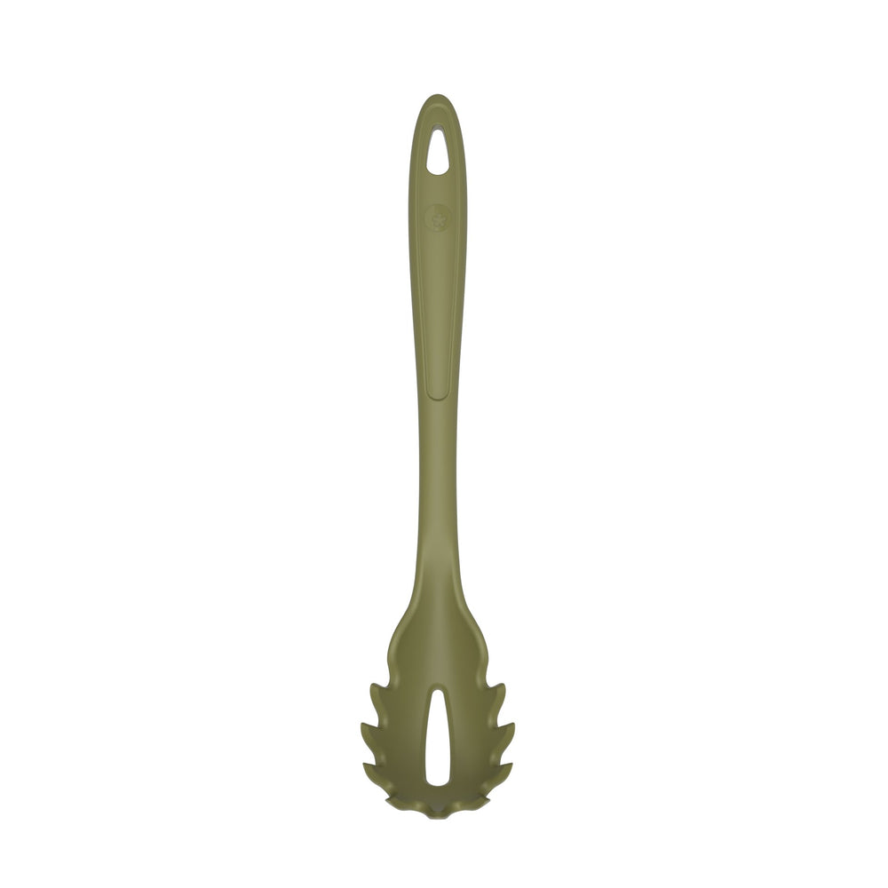 KOBL - 22048.53 - Pastalöffel, KochBlume, Silikon, Edelstahl, olive