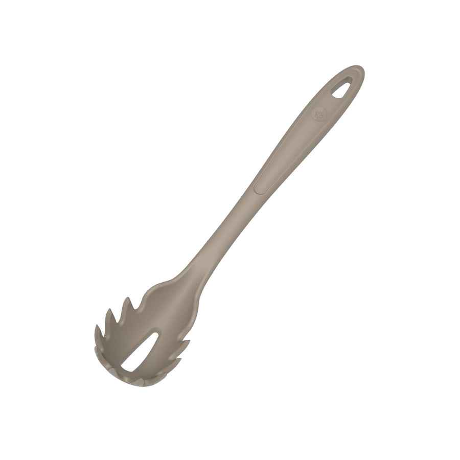 KOBL - 22048.12 - Pastalöffel 32cm, KochBlume, Silikon, Edelstahl, taupe