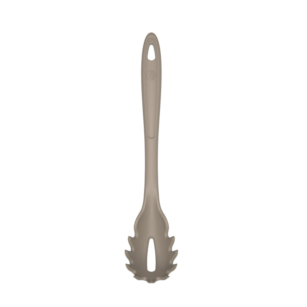 KOBL - 22048.12 - Pastalöffel 32cm, KochBlume, Silikon, Edelstahl, taupe