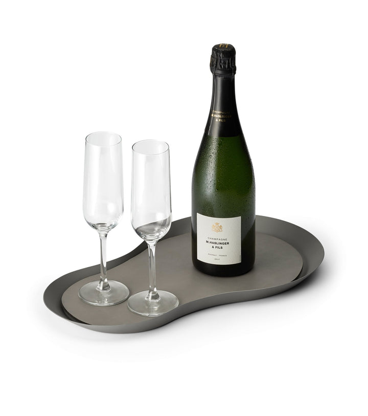 PHI - 105040 - PHILIPPI 'Anacapri Tablett Edelstahl, mattiert mit PU Auflage abnehmbar'