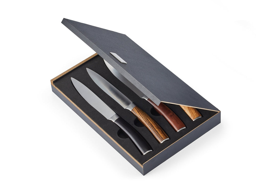 PHILIPPI - Garry Steakmesser Set mit Echtholzgriff, 4-teilig, 27cm-PHI-353002