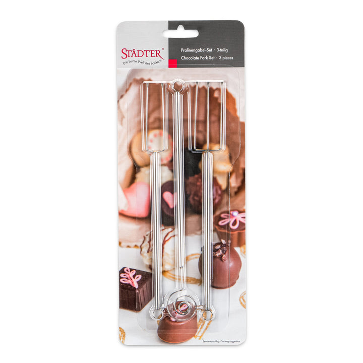 ST - 350014 - Pralinengabel - Set, Städter, 3 - teilig
