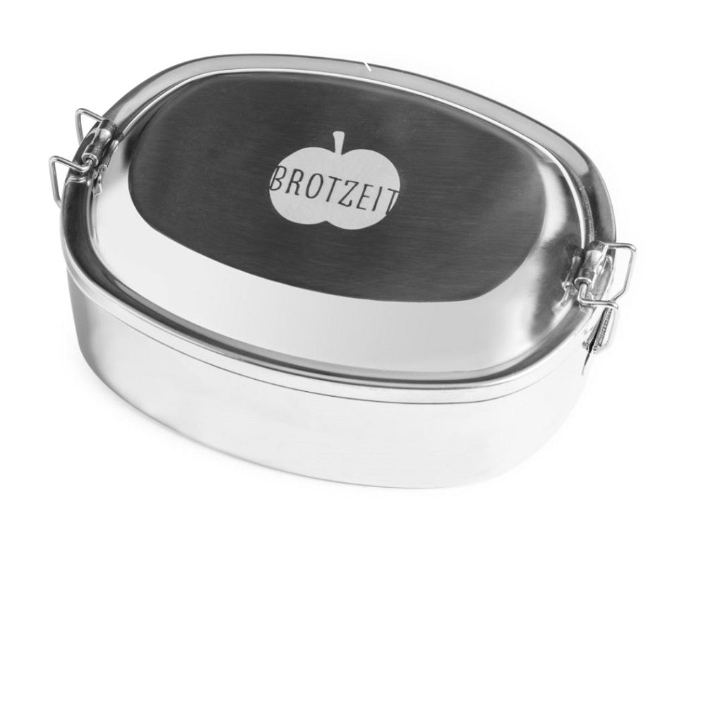 pure & green 'Brotzeit Lunchbox large Brotdose Jausenbox aus Edelstahl 1l'-9194564100120