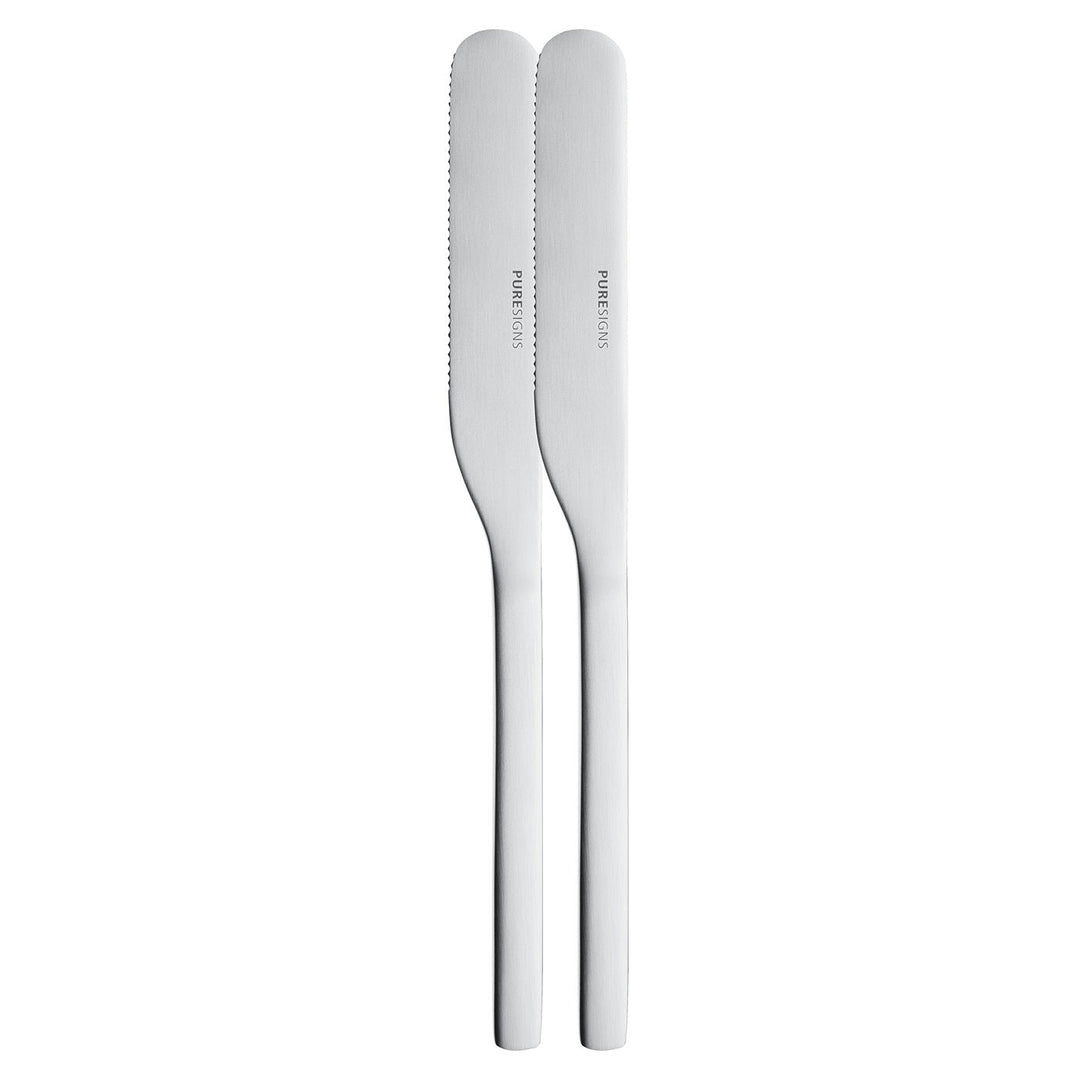 PUR - 3010237 - PureSigns 'Frühstückmesser ONE Extra, matt, 2 Stück'