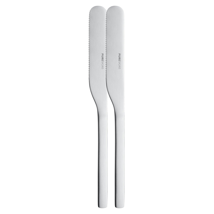 PUR - 3010237 - PureSigns 'Frühstückmesser ONE Extra, matt, 2 Stück'