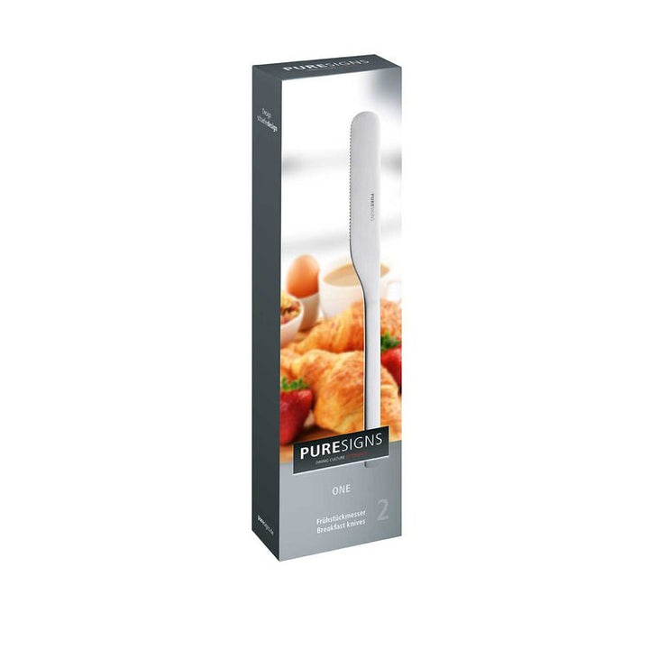 PUR - 3010237 - PureSigns 'Frühstückmesser ONE Extra, matt, 2 Stück'