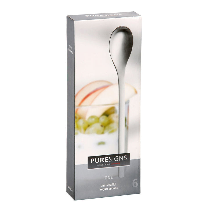 PUR - 3010628 - PureSigns 'Joghurtlöffel ONE Extra matt, 6 Stück'