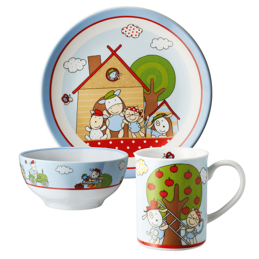 PUR - 2010300 - PureSigns 'Kinderporzellan 3 - tlg. ONE Ferme'