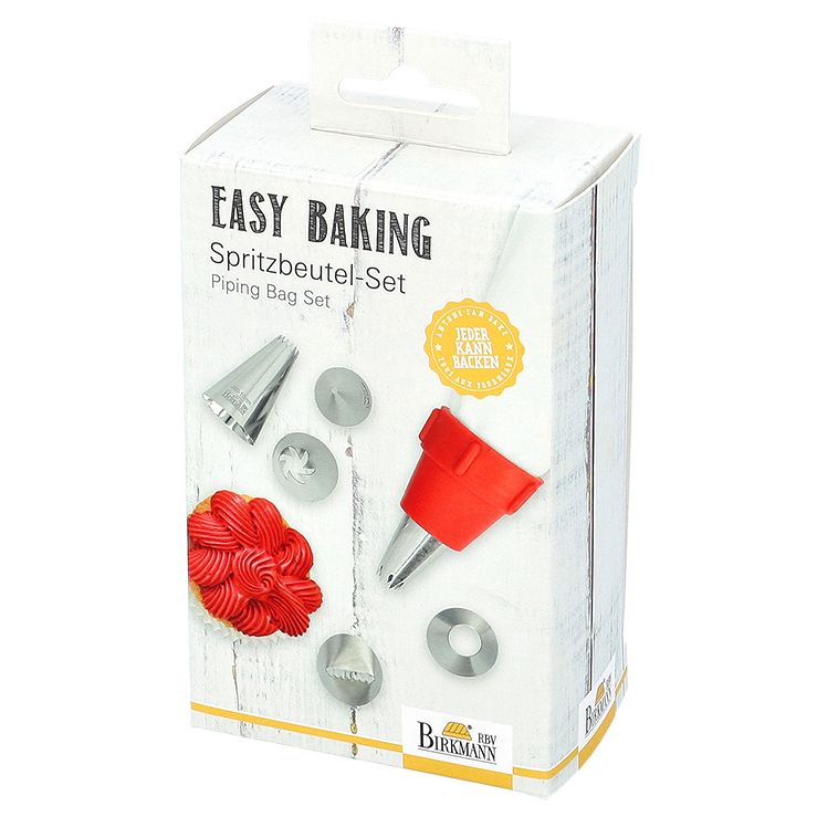 BI - 410879 - RBV Birkmann, Easy Baking Spritzbeutel - Set 8 - tlg.